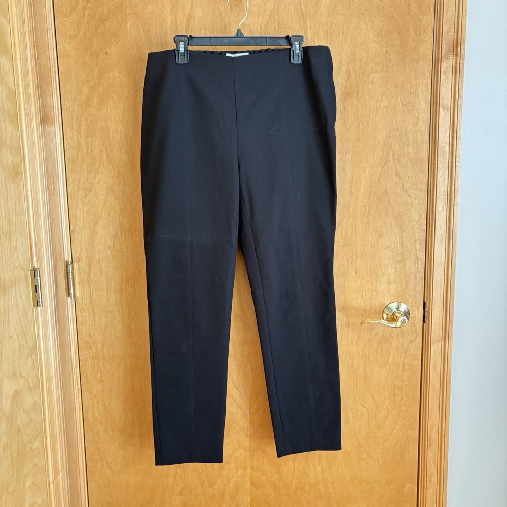 M.M. LaFleur Black Straight Leg Work Career Trousers Pants Size +2